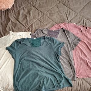 Lot of 4 Old Navy Breathe On Workout Shirts
